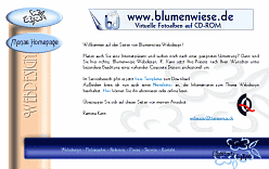 Blumenwiese Webdesign - 1. Layout Blumenwiese Webdesign - 1. Layout