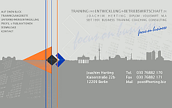 Training & Entwicklung i. Betriebswirtschaft, Berlin (Typo3) Training & Entwicklung i. Betriebswirtschaft, Berlin (Typo3)